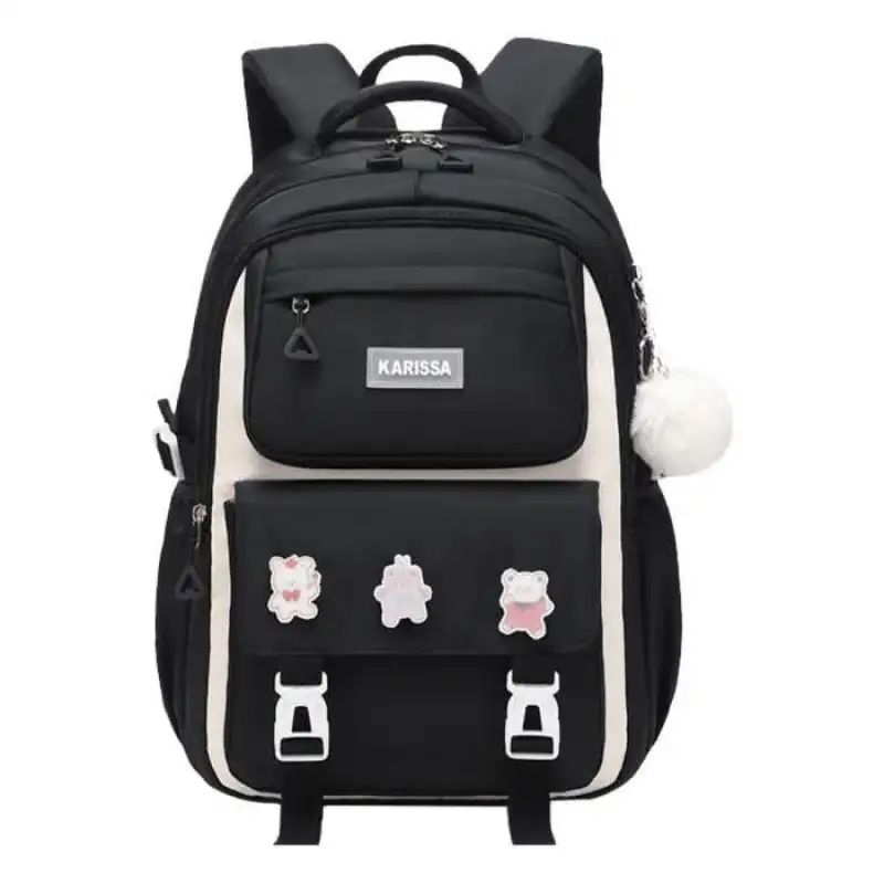 waterproof school bag(black)